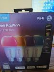 Govee Wi-fi 800LM Rgbww 4PK Bulb: Home Theater Accessories New Sealed. Fixed Price $48.00.