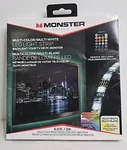 Monster Rgbw Led Light Strip #MLB7-1027-BLK Multi-color/multi-white Tv Pc Nib. Fixed Price $9.99.