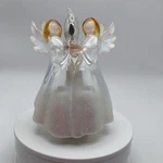 Vintage Seasons Of Cannon Falls Angel Pair Flicker Christmas Night Light. Fixed Price $17.95.
