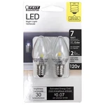 Feit Electric BPC7/LED 4000K 1W 120V E12 White Incandescent Night Light Bulb. Fixed Price $8.89.