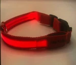 Set Of 2 Usb Rechargeable Led Dog Light Up Collar Night Glow S-m(max 14 In) ,red. Fixed Price $8.00.
