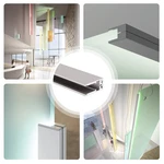 WIRED4SIGNS Led Channel Extrusion Klus KRAV-810 Edge-lit Glass Panels Aluminum. Fixed Price $94.99.