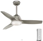 Casablanca Wisp 44" Modern Ceiling Fan - Pewter, Led Light, Remote, 59150. Fixed Price $189.99.