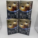 Hampton Bay Solar Led Deck Lights 8 Pack Black Nickel Outdoor Wall. Fixed Price $34.95.