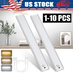 Led Motion Sensor Under Cabinet Closet Light Usb Rechargeable Kitchen Lamp Strip. Fixed Price $59.89.