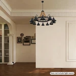12-LIGHTS Rustic Farmhouse Chandelier Industrial Pendant Hemp Rope Ceiling Lamp. Fixed Price $87.01.