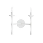 Arteriors Julie Two Light Wall Sconce In White Gesso Compare At 355.00 Store. Fixed Price $199.99.