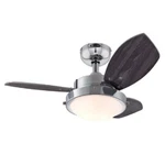 Westinghouse 30" Wengue Ceiling Fan W/led Light, Chrome Finish, 72241, New A4. Fixed Price $53.99.