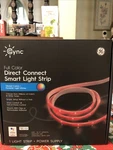 Cync Full Color Direct Connect Smart Light Strip+power SUPPLY-16 Ft**brand New**. Fixed Price $34.99.