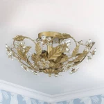 Crystorama Paris Market 16" Wide Gold Leaf 6-LIGHT Ceiling. Fixed Price $318.40.