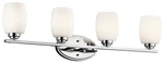 Kichler 5099CH Eileen 4-LIGHT Bath Vanity In Chrome. Fixed Price $264.97.