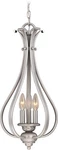 Vaxcel Lighting PD35459 Nickel Monrovia 3-LIGHT Mini Foyer Pendant. Fixed Price $179.99.