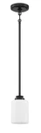 Flat Black One Light Mini Pendant From The Bolden Collection. Fixed Price $88.20.