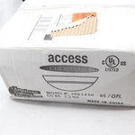 Access Lighting 2-LIGHT Flush Mount W/ Opal Glass Shade Brushed Steel 11" Dia. Fixed Price $11.70.