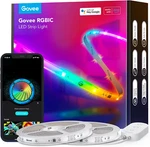 Rgbic Led Strip Lights 65.6FT - Smart Color Changing For Bedroom Decor. Fixed Price $93.99.