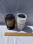 2 Solar-powered Outdoor Glass Mason Jar Hanging Lanterns With Led Lights. Fixed Price $24.99.