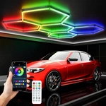 Cyancliff RGB-5 Hexagon Led Light Grid 356 Color Modes Music Sync. Fixed Price $209.99.