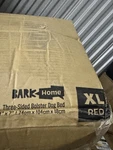 Bark Home Three Sided Bolster Dog Bed Xl Red New. Fixed Price $119.99.