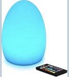 Mr.go 8" Color-changing Led Egg Round W/remote Mood Lamp Nightlight New. Fixed Price $22.00.