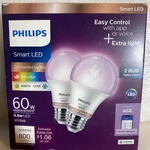 Philips Hue 472027 A19 Led Smart Bulbs Pack Of. Fixed Price $35.00.