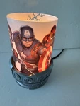 Marvel Super Hero Night Light Lamp Round Glass Iron Man Captain America Hulk +. Fixed Price $22.50.