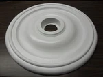 31" White Henta Plano Iv Ceiling Medallion Paintable Abs Plastic Light Accessory. Fixed Price $59.95.