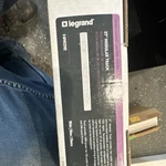 Legrand APMT12W2 27IN Modular Track Power Strip, 3 Outlet 120V 15A White. Fixed Price $50.00.