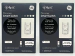 (pack Of 2) Smart Dimmer Light Switch, By Ge, Cync, Wi-fi Enabled To Pair. Fixed Price $32.77.