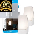 Ge Led Night Light, Plug-in, Dusk To Dawn Sensor, Warm 2 Pack, White. Fixed Price $18.98.