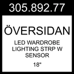 Ikea Versidan Led Wardrobe Lighting Strp Sensor 305.892.77. Fixed Price $69.99.