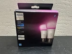 Philips Hue 548610 Cfh Smart Light A19 Bulbs - 60W, Multicolor, Pack Of 2 New. Fixed Price $70.00.