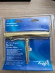Vintage Angelo Brothers 75050 Brass-plated Finish Slimline Picture Light Nos. Fixed Price $30.00.