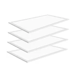 2X4 Led Flat Panel LIGHT,4PACK 7800LM Drop Ceiling FIXTURE,0-10V Di.... Fixed Price $228.28.