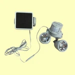 Maxsa 44218 Off-white Solar-powered Dual Head Led Security Light #6178 AMZ50. Fixed Price $34.50.