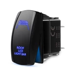 Mictuning 5 Pin Laser Rocker Switch Roof Light Bar On-off Universal 20A 12V Blue. Fixed Price $10.71.