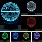 3D Illusion Night Light Desk Lamp, 7 Colors Auto Gradual Changing Usb Powered Le. Fixed Price $20.99.