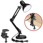 Metal Swing Desk Lamp, Multi-joint, Adjustable Arm, Black Finish New. Fixed Price $17.98.