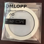 Ikea Omlopp Led Spotlight 902.883.42 - 137 4/5 (3.5M) Round White Nob. Fixed Price $12.99.