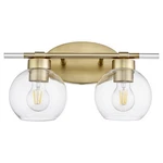 Voln 2 Bath VANITY-8.5 Inches Tall And 15.5 Wide Quorum Lighting. Fixed Price $204.00.