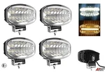 9" Jumbo Oval Led Combo Amber Drl Spot Light X4 Roof Lamp Tractor E9 Hq. Fixed Price $428.18.