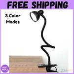 Clip-on Reading Light 3 Color Modes 10 Dimmable Brightness, Eye Care Clamp Desk. Fixed Price $16.54.