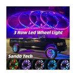 Sando Tech Triple Row 17.5'' Dream Color Chase Rim Lights W/turn Signal,lock,.... Fixed Price $342.33.
