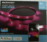Merkury Innovations Smart Led Strip Lights, 6.5FT, Trimmable, Dimmable. Fixed Price $15.00.