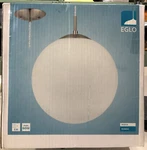 Eglo 85263 Nickel Rondo Single-bulb Pendant. Fixed Price $74.95.