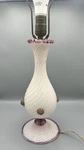 Ferro Toso Barovier - Rare Art Deco Murano Glass Table Lamp With Label C. 1938. Fixed Price $395.00.