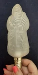 Santa Shaped Light Bulb 9" Tall Frosted Glass 120V 15W Christmas Decor. Fixed Price $19.99.
