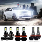 For Jeep Grand Cherokee 2014-2018 Led Headlight Hi/low+ Fog Bulbs Kit 6PCS. Fixed Price $40.89.