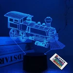Fullosun Train Night Light, 3D Illusion Lamp For Kids, 16 Colors Changing With. Fixed Price $21.09.