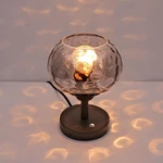 Touch Control Hammered Glass Lamp Matte Black Portable Dimmable Brightn.... Fixed Price $65.86.