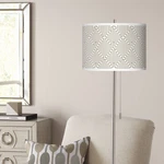 Diamond Maze Brushed Nickel Pull Chain Floor Lamp. Fixed Price $224.99.